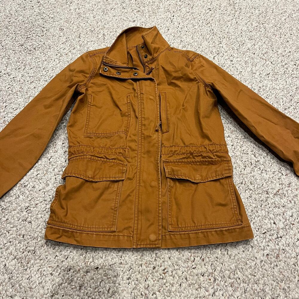 Madewell Passage Jacket Gold Sz XS Casual Preppy Military Utility